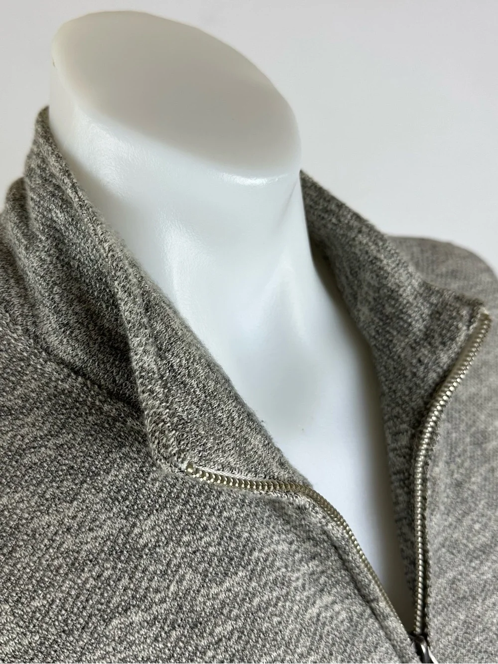 Billy Reid Heather Gray Knit Sweater Jacket
